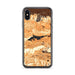 Custom Big Bear Lake California Map Phone Case in Ember