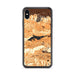 Custom Big Bear Lake California Map Phone Case in Ember