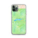 Custom Big Bear Lake California Map Phone Case in Watercolor