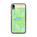 Custom Big Bear Lake California Map Phone Case in Watercolor