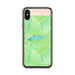 Custom Big Bear Lake California Map Phone Case in Watercolor