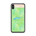 Custom Big Bear Lake California Map Phone Case in Watercolor