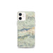 Custom Big Bear Lake California Map iPhone 12 mini Phone Case in Woodblock