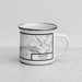 Right View Custom Bigfork Montana Map Enamel Mug in Classic