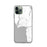 Custom iPhone 11 Pro Bigfork Montana Map Phone Case in Classic