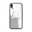 Custom iPhone XR Bigfork Montana Map Phone Case in Classic