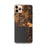 Custom iPhone 11 Pro Max Bigfork Montana Map Phone Case in Ember