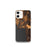 Custom iPhone 12 mini Bigfork Montana Map Phone Case in Ember