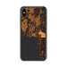 Custom iPhone XS Max Bigfork Montana Map Phone Case in Ember