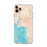 Custom iPhone 11 Pro Max Bigfork Montana Map Phone Case in Watercolor