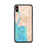 Custom iPhone XS Max Bigfork Montana Map Phone Case in Watercolor
