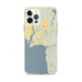 Custom iPhone 12 Pro Max Bigfork Montana Map Phone Case in Woodblock