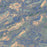 Bighorn Mountains Wyoming Map Print in Afternoon Style Zoomed In Close Up Showing Details