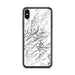 Custom Bighorn Mountains Wyoming Map Phone Case in Classic