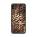 Custom Bighorn Mountains Wyoming Map Phone Case in Ember