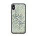 Custom Bighorn Mountains Wyoming Map Phone Case in Woodblock