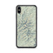 Custom Bighorn Mountains Wyoming Map Phone Case in Woodblock