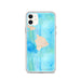 Custom Big Island Hawaii Map Phone Case in Watercolor