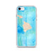 Custom Big Island Hawaii Map Phone Case in Watercolor