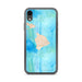 Custom Big Island Hawaii Map Phone Case in Watercolor