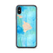 Custom Big Island Hawaii Map Phone Case in Watercolor