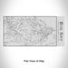 Rendered View of Big Sky Montana Map Engraving on 17oz Stainless Steel Insulated Cola Bottle