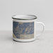 Right View Custom Big Sur California Map Enamel Mug in Afternoon