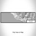 Flat View of Map Custom Big Sur California Map Enamel Mug in Classic