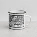 Right View Custom Big Sur California Map Enamel Mug in Classic