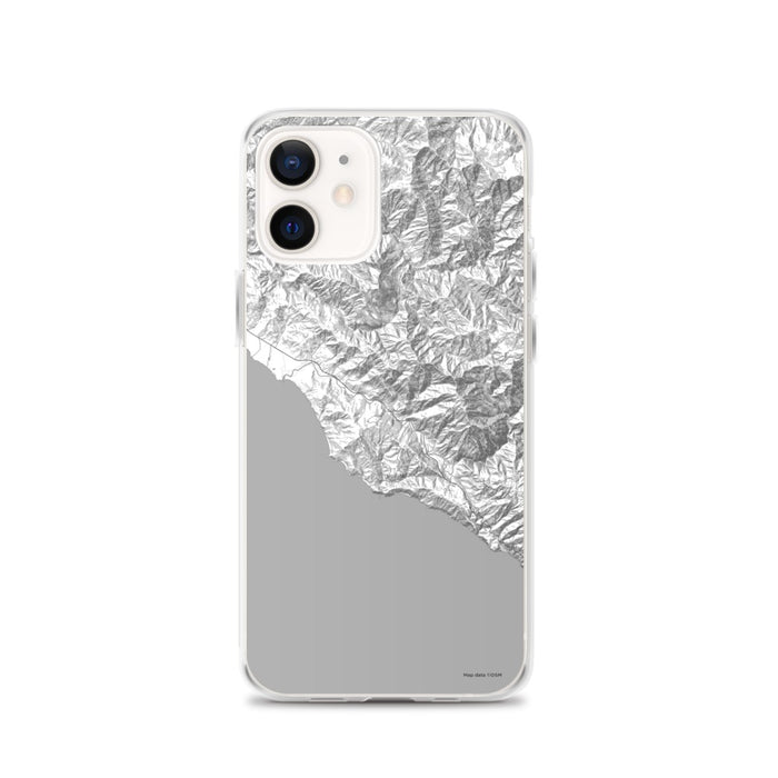 Custom iPhone 12 Big Sur California Map Phone Case in Classic