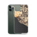 Custom Big Sur California Map Phone Case in Ember