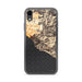 Custom iPhone XR Big Sur California Map Phone Case in Ember