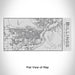 Rendered View of Billings Montana Map Engraving on 17oz Stainless Steel Insulated Cola Bottle
