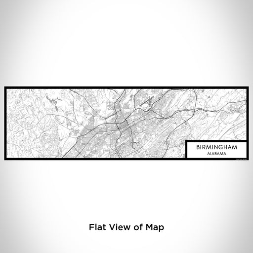 Flat View of Map Custom Birmingham Alabama Map Enamel Mug in Classic