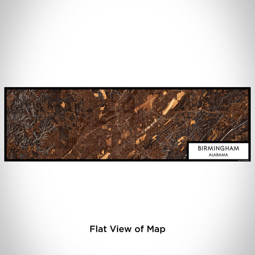 Flat View of Map Custom Birmingham Alabama Map Enamel Mug in Ember