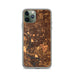Custom Bismarck North Dakota Map Phone Case in Ember