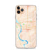 Custom Bismarck North Dakota Map Phone Case in Watercolor