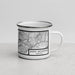Right View Custom Black Mountain Kentucky Map Enamel Mug in Classic
