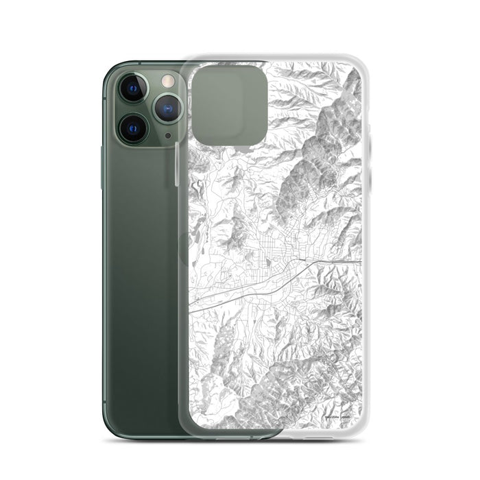Custom Black Mountain North Carolina Map Phone Case in Classic