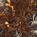 Black Mountain North Carolina Map Print in Ember Style Zoomed In Close Up Showing Details