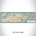 Flat View of Map Custom Black Mountain North Carolina Map Enamel Mug in Woodblock