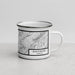 Right View Custom Blacksburg Virginia Map Enamel Mug in Classic