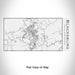 Rendered View of Blacksburg Virginia Map Engraving on 17oz Stainless Steel Insulated Cola Bottle in White
