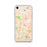Custom iPhone SE Blaine Minnesota Map Phone Case in Watercolor