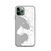 Custom iPhone 11 Pro Blaine Washington Map Phone Case in Classic