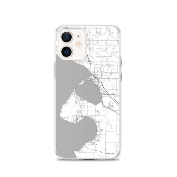 Custom iPhone 12 Blaine Washington Map Phone Case in Classic