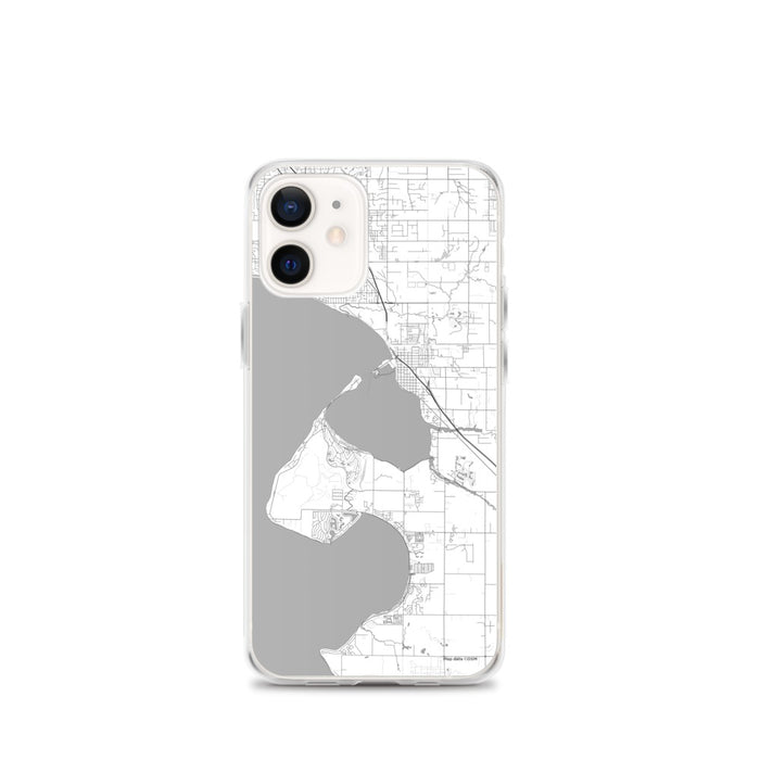 Custom iPhone 12 mini Blaine Washington Map Phone Case in Classic