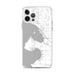 Custom iPhone 12 Pro Max Blaine Washington Map Phone Case in Classic