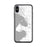 Custom iPhone X/XS Blaine Washington Map Phone Case in Classic