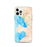 Custom iPhone 12 Pro Blaine Washington Map Phone Case in Watercolor